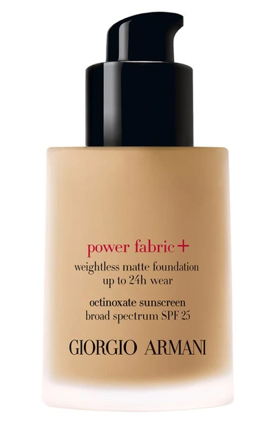 Shop Giorgio Armani Power Fabric+ Foundation Spf 25 In 4.5
