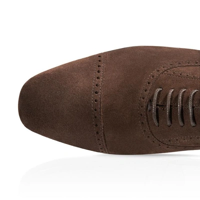 Shop Tod's Suede Lace-up In Brown