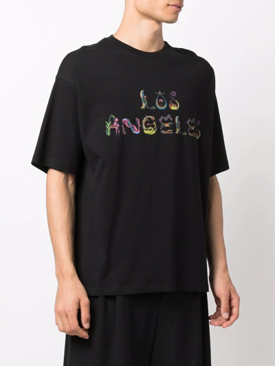LOS ANGELES 文字艺术印花T恤