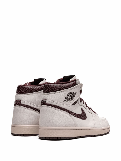 Jordan X A Ma Maniére Air  1 Retro High Og Sneakers In White