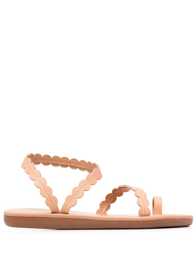 Shop Ancient Greek Sandals Aura Multi-way Strap Sandals In Neutrals