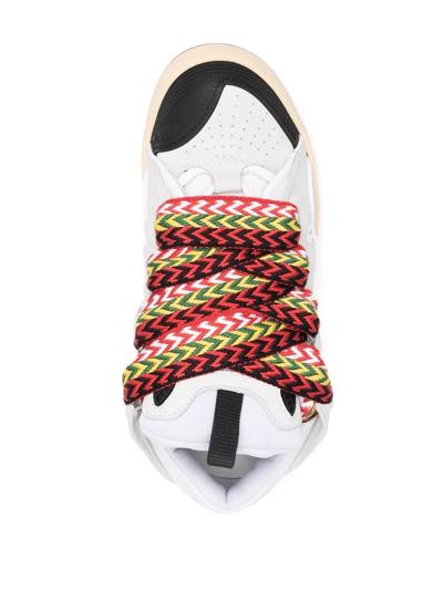Lanvin Round Toe Sneakers In Grey