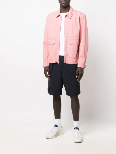 Woolrich Zip-up Bomber Jacket In Rosa