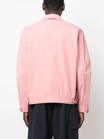 Woolrich Zip-up Bomber Jacket In Rosa