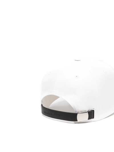 Alexander Mcqueen Logo-printed Cap In Weiss