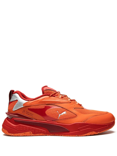 Shop Puma Rs Fast "caliente" Sneakers In Orange