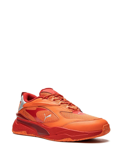 Shop Puma Rs Fast "caliente" Sneakers In Orange