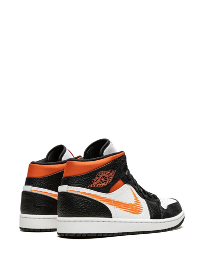 Jordan Air  1 Mid Sneakers In Schwarz