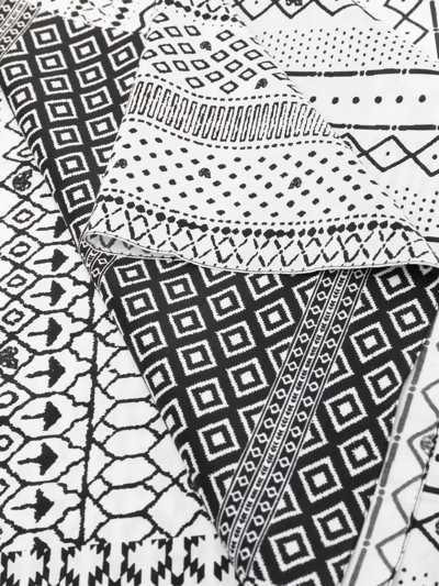 Gabriele Pasini Silk Printed Foulard In Weiss