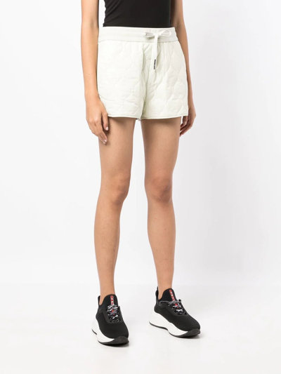 Shop Moose Knuckles Quilted Recycled Nylon Shorts In Grün