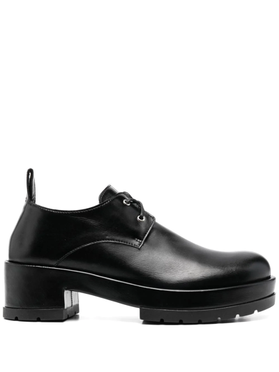 Shop Sapio Block-heel Oxford Shoes In Schwarz