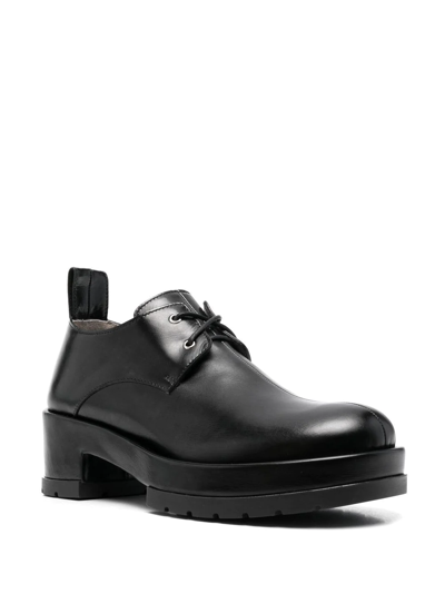 Shop Sapio Block-heel Oxford Shoes In Schwarz