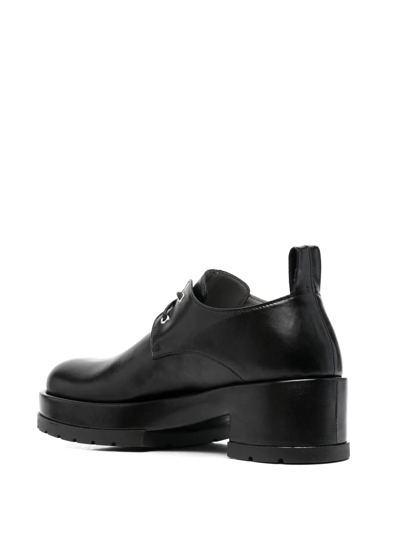Sapio Block-heel Oxford Shoes In Schwarz