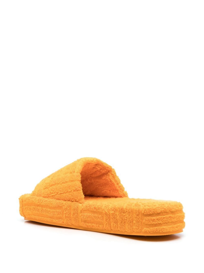 Shop Bottega Veneta Resort Sponge Slides In Orange