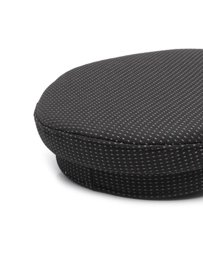 Manokhi Micro Dot Cap In Schwarz