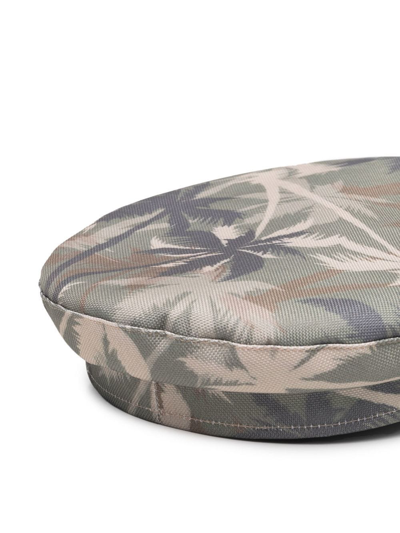 Shop Manokhi Palm Tree Print Cap In Grün