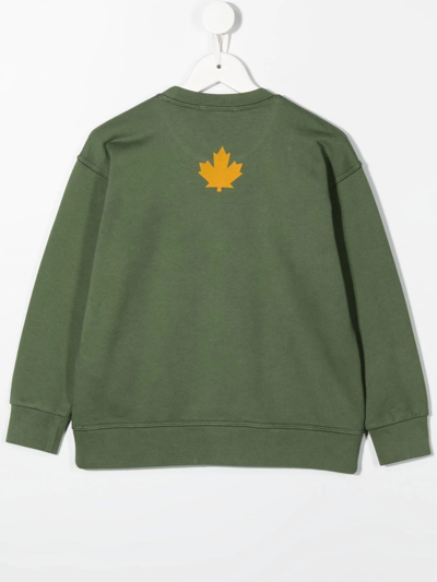 Shop Dsquared2 One Life One Planet Sweatshirt In Green