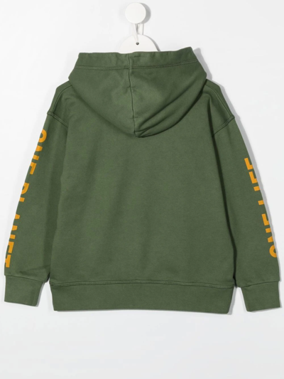Dsquared2 D2s602u Slouch Fit Sweat-shirt Dsquared In Green