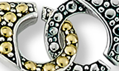 Samuel B. Sterling Silver & 18k Yellow Gold Handcuff Pendant Necklace In Silver And Gold