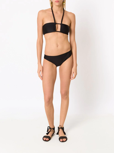 Shop Adriana Degreas Cut-out Detail Bikini In Black