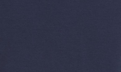 Shop Frame Cotton Duofold Long Sleeve Cotton T-shirt In Navy