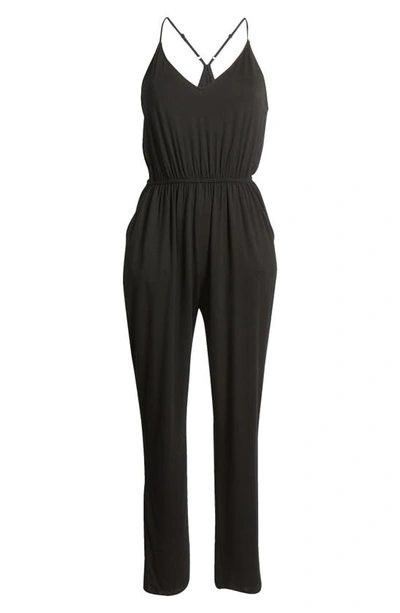 Shop Bb Dakota C'est Chic Jersey Jumpsuit In Black