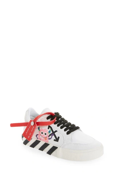 Off-white Kid's Monsters Arrow Canvas Low-top Sneakers, Toddler/kids In  Whiteblack | ModeSens