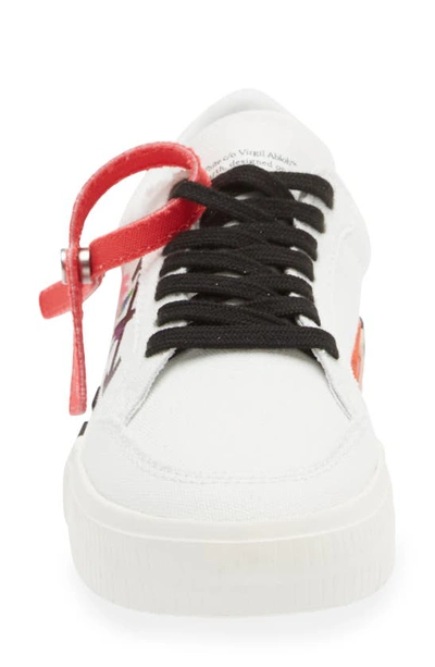 Shop Off-white Monster Vulcanzied Sneaker In White/ Black