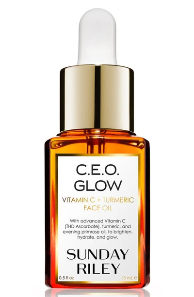 Shop Sunday Riley C.e.o. Glow Vitamin C + Turmeric Face Oil, 1.18 oz