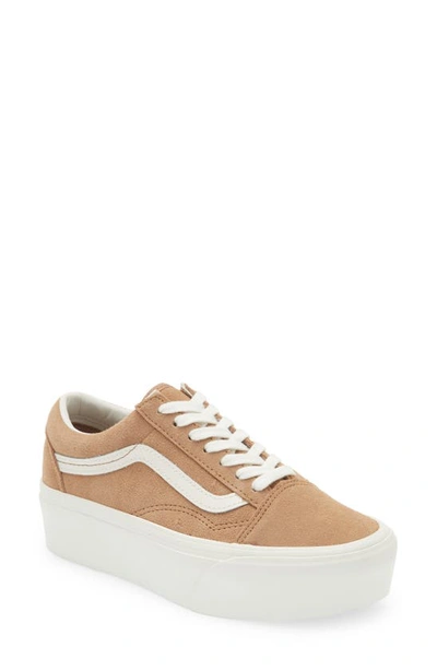 Vans Old Skool Stackform Sneaker In Burro/true White | ModeSens