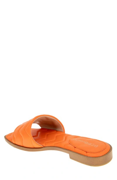 Shop Bcbg Lindy Slide Sandal In Spicy Orange