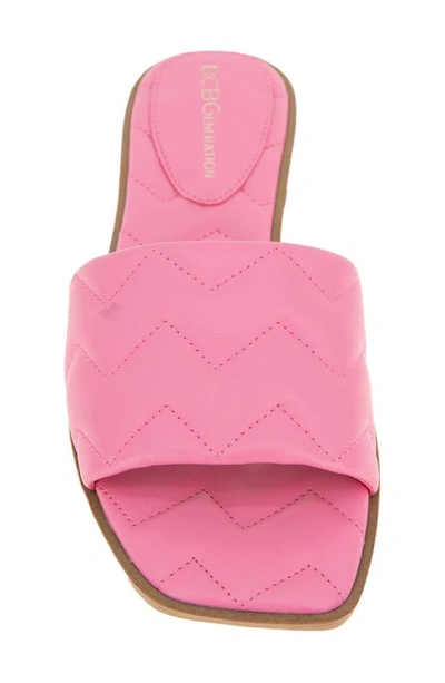 Shop Bcbg Lindy Slide Sandal In Bubblegum