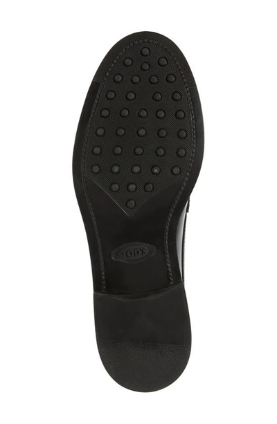 Tod's Gomma Basso Loafer In Nero