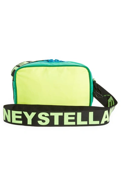 Shop Stella Mccartney Kids' Colorblock Shoulder Bag In 999 Orange Mult