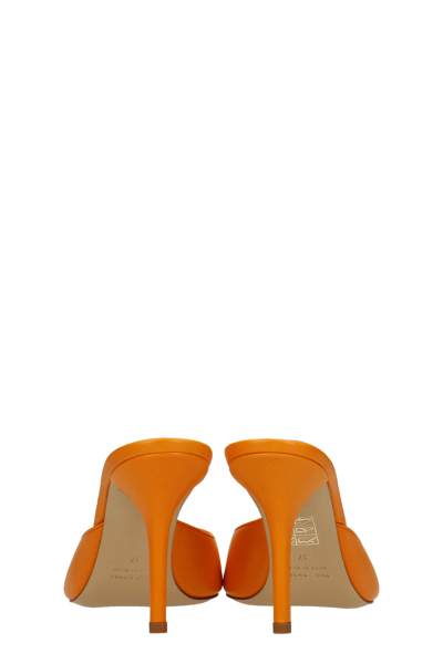 Shop Gia X Pernille Teisbaek Perni 04 Sandals In Orange Leather