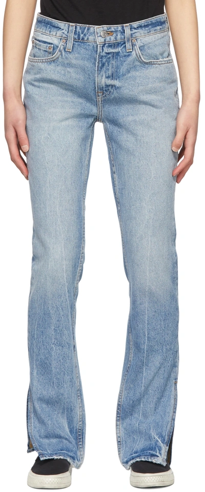 Shop Grlfrnd Blue Hailey Jeans In Melrose G1695