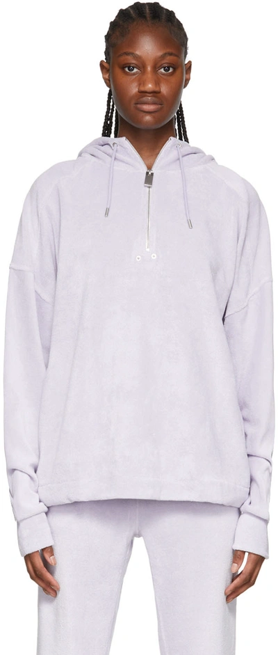 Alyx Purple Cotton Hoodie In Lil0002 Lilac