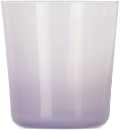 Shop Gary Bodker Designs Purple Short Cup Glass In Lilac