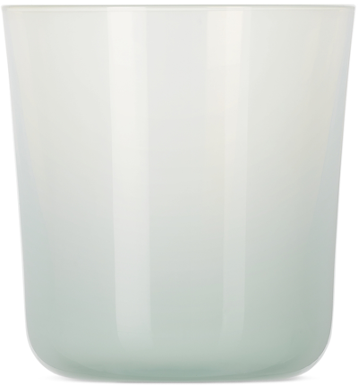 Shop Gary Bodker Designs Green Short Cup Glass In Mint