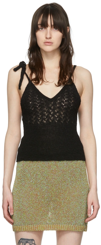 Maiden Name Ssense Exclusive Black Félice Camisole In Black