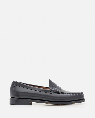 Shop Gh Bass G.h. Bass Weejun Heritage Classic Leather Penny Loafer In Black