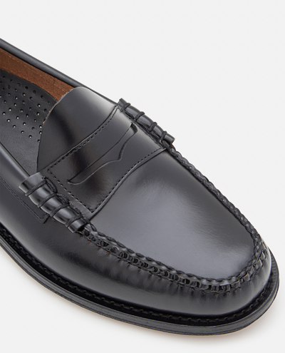 Shop Gh Bass G.h. Bass Weejun Heritage Classic Leather Penny Loafer In Black