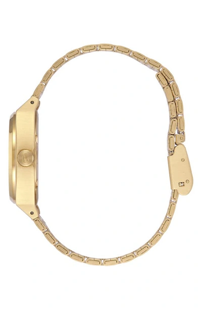 Nixon Medium Time Teller Bracelet Watch, 31mm In Gold/marsala/gold
