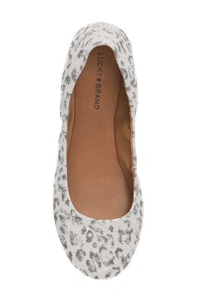 Shop Lucky Brand 'emmie' Flat In Charcoal Grey