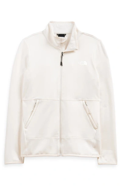 Shop The North Face Canyonlands Fleece Full Zip Jacket In Gardenia White Heather