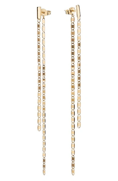 Shop Lana Jewelry Lana Malibu 14k Gold Linear Duster Earrings In Yellow