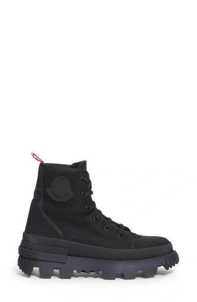 Shop Moncler Desertyx Sneaker Boot In Black