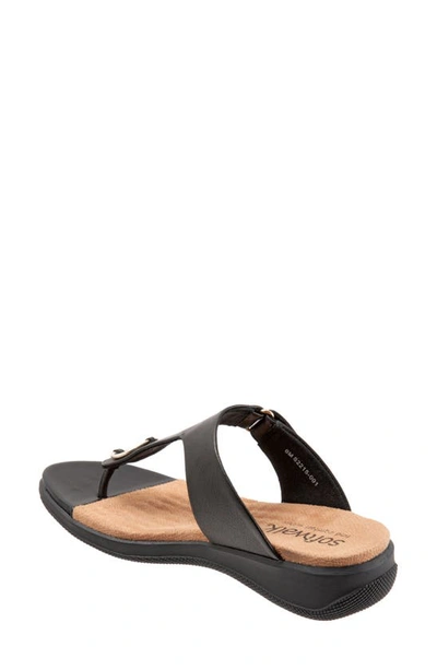 Shop Softwalk ® Talara Leather Sandal In Black
