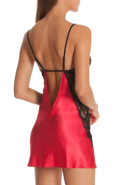 Shop In Bloom By Jonquil Chemise In Red/ Black