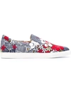 DSQUARED2 'Pop' slip-on sneakers,RUBBER100%
